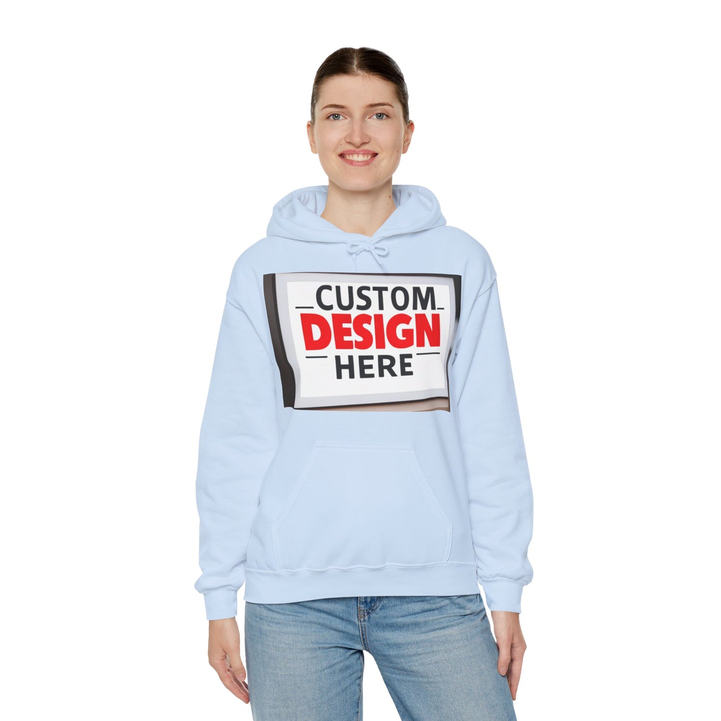 NAAMS Unisex Classic Fit Design Your Own Hoodie  -  8.0 oz 100% Cotton