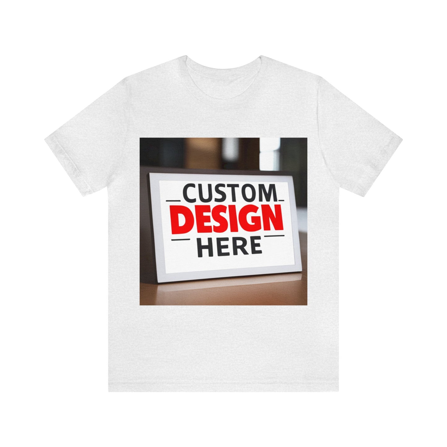 NAAMS Design Your Custom Tee - Unisex 4.2oz 100% Cotton Jersey Short Sleeve Tee