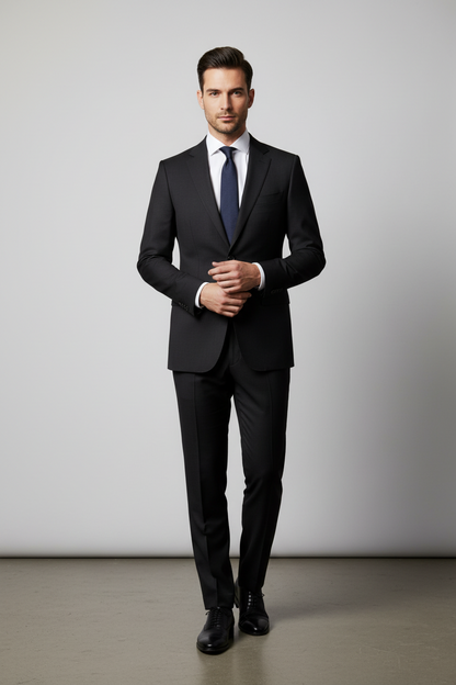 Black Plain Made To Measure Jacket - VBC0600_MTM_SJ