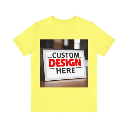 NAAMS Design Your Custom Tee - Unisex 4.2oz 100% Cotton Jersey Short Sleeve Tee