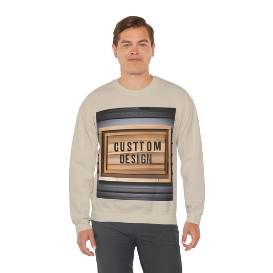 NAAMS Unisex Classic Fit Design Your Own Crewneck Sweatshirt  -  8.0 oz 100% Cotton