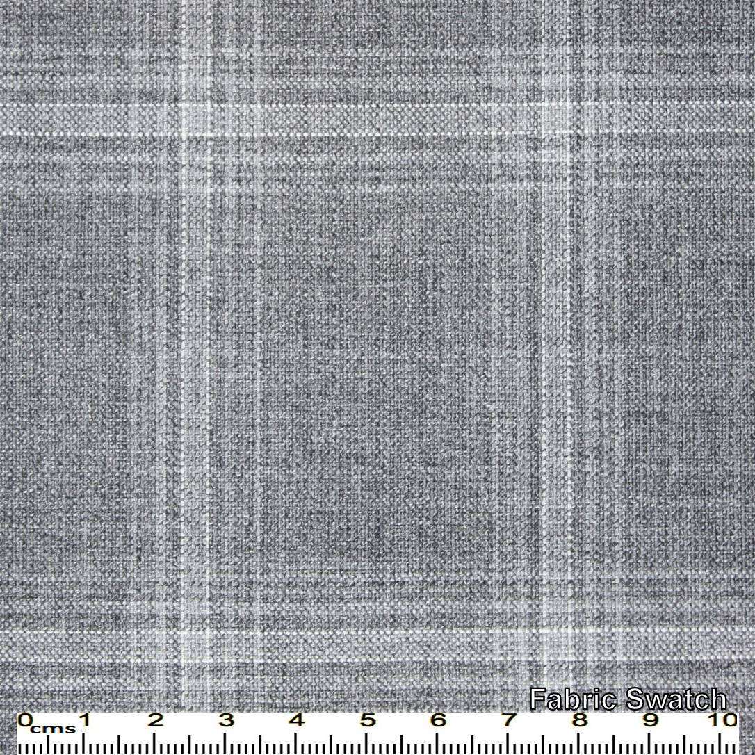 Aluminium Grey Plaid Made To Measure Pant - VBC0430_MTM_SP