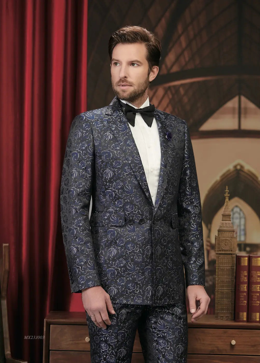 Premium Jacquard Tuxedo Suit - AA23J003