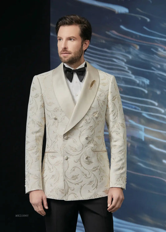 Premium Jacquard Tuxedo Suit - AA23J005
