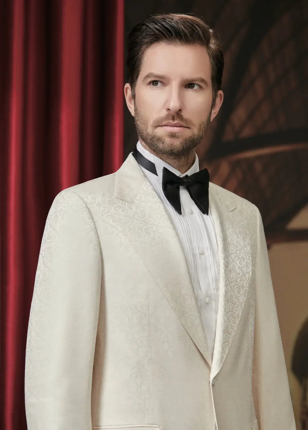 Premium Jacquard Tuxedo Suit - AA23J007