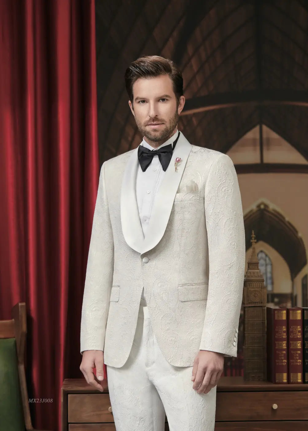 Premium Jacquard Tuxedo Suit - AA23J008