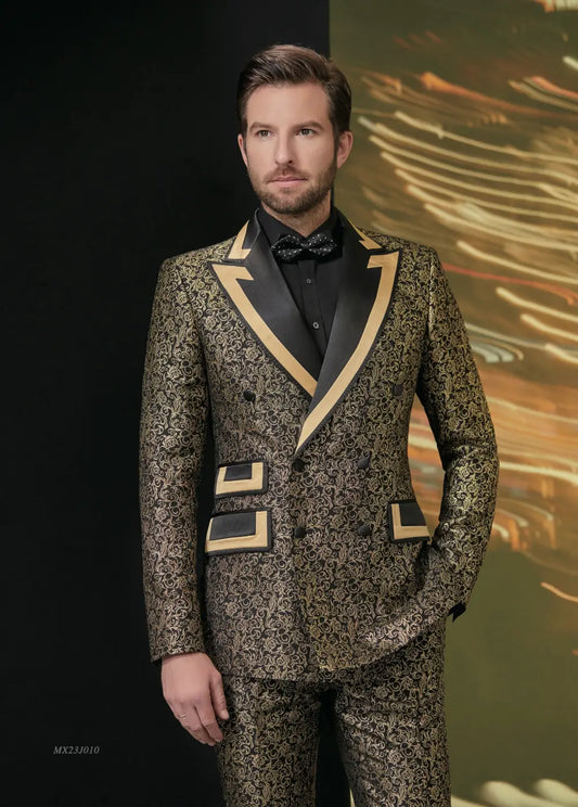 Premium Jacquard Tuxedo Suit - AA23J010