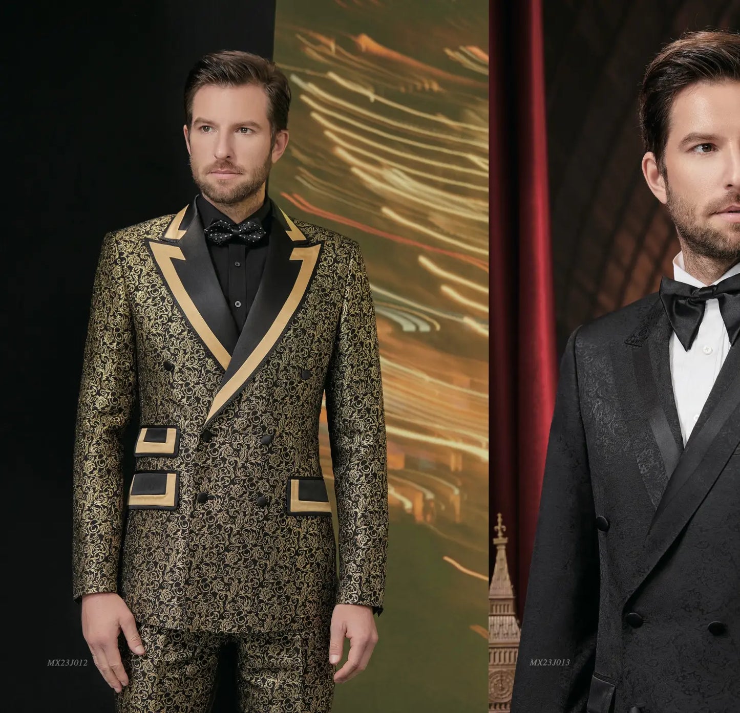 Premium Jacquard Tuxedo Suit - AA23J013