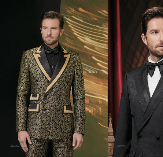 Premium Jacquard Tuxedo Suit - AA23J013