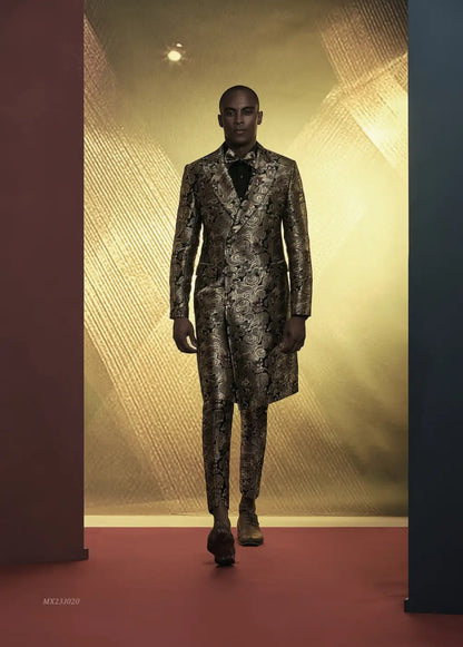 Premium Jacquard Tuxedo Suit - AA23J020