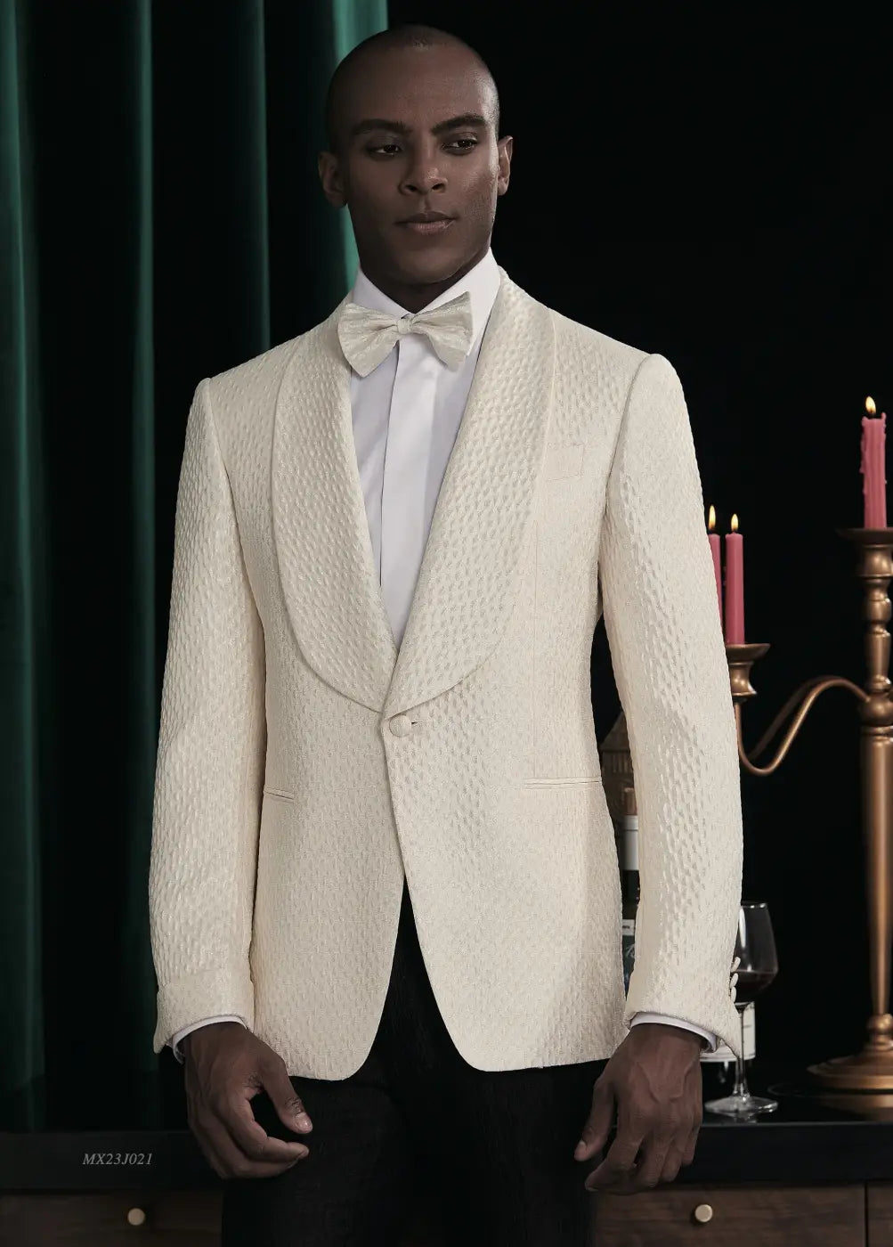 Premium Jacquard Tuxedo Suit - AA23J021