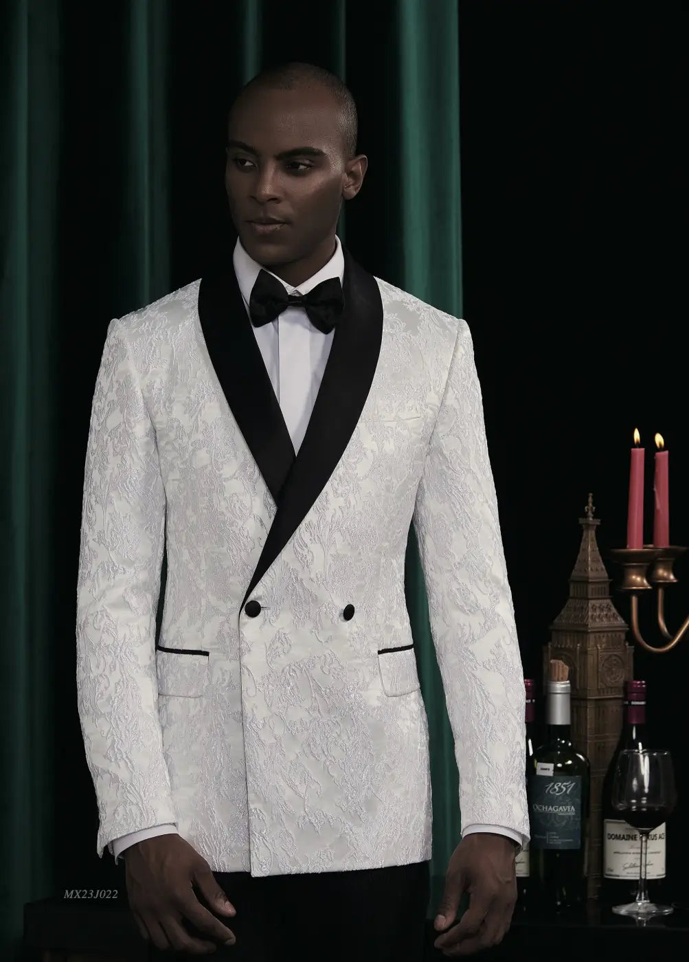 Premium Jacquard Tuxedo Suit - AA23J022