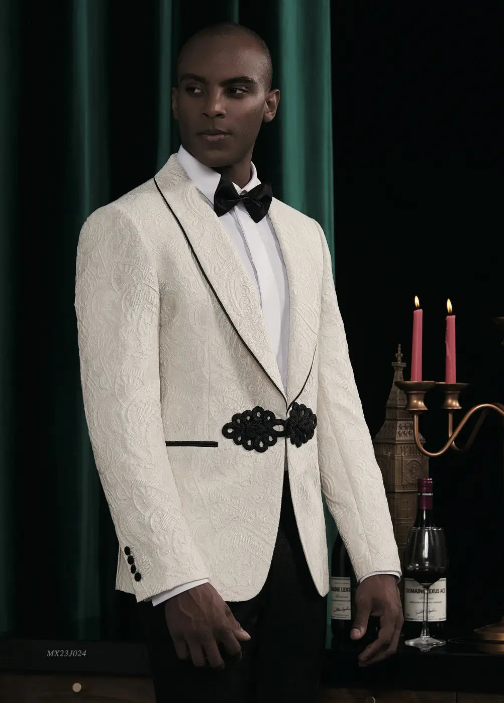 Premium Jacquard Tuxedo Suit - AA23J024