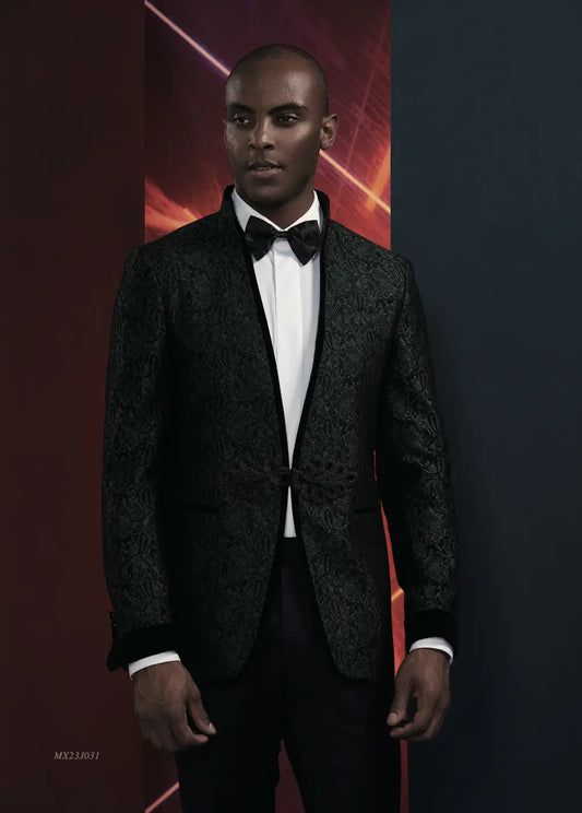 Premium Jacquard Tuxedo Suit - AA23J031