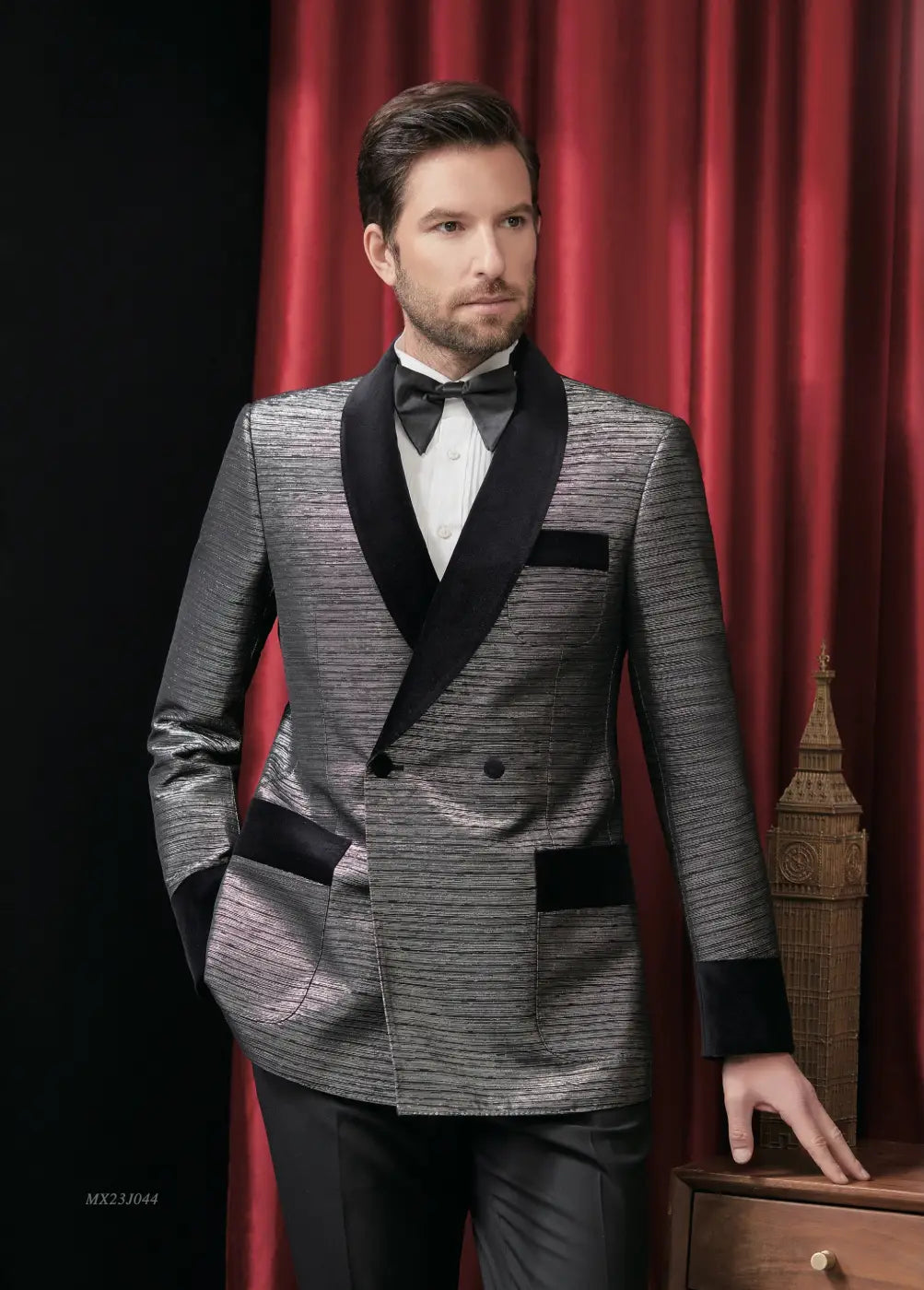 Premium Jacquard Tuxedo Suit - AA23J044