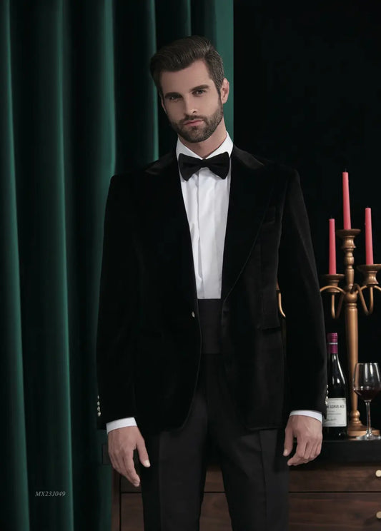 Premium Jacquard Tuxedo Suit - AA23J049