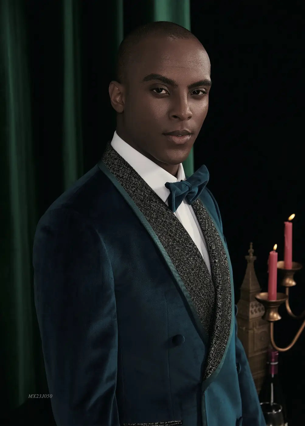 Premium Jacquard Tuxedo Suit - AA23J050