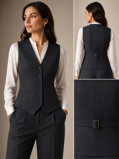 Dark Grey Textured Super 120's Wool – 280g | Premium Suiting & Tailoring Wool