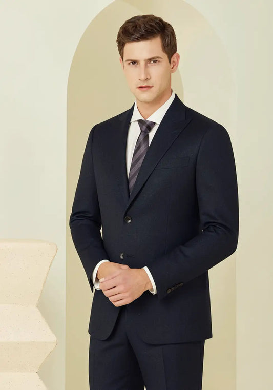 Dark Grey Super 110’s Wool 2-Piece Suit – 280g Classic Tailoring
