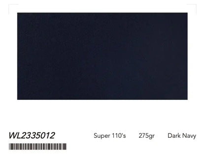 Dark Navy Super 110’s Wool Suit – 275g Refined Tailoring