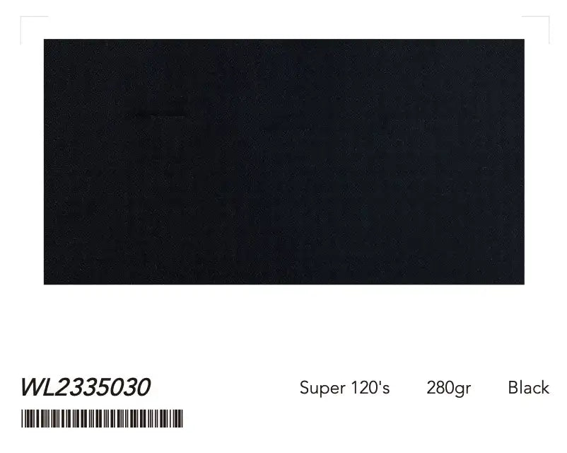 Black Super 120’s Wool Peak Lapel Tuxedo – 280g Classic Evening Tailoring