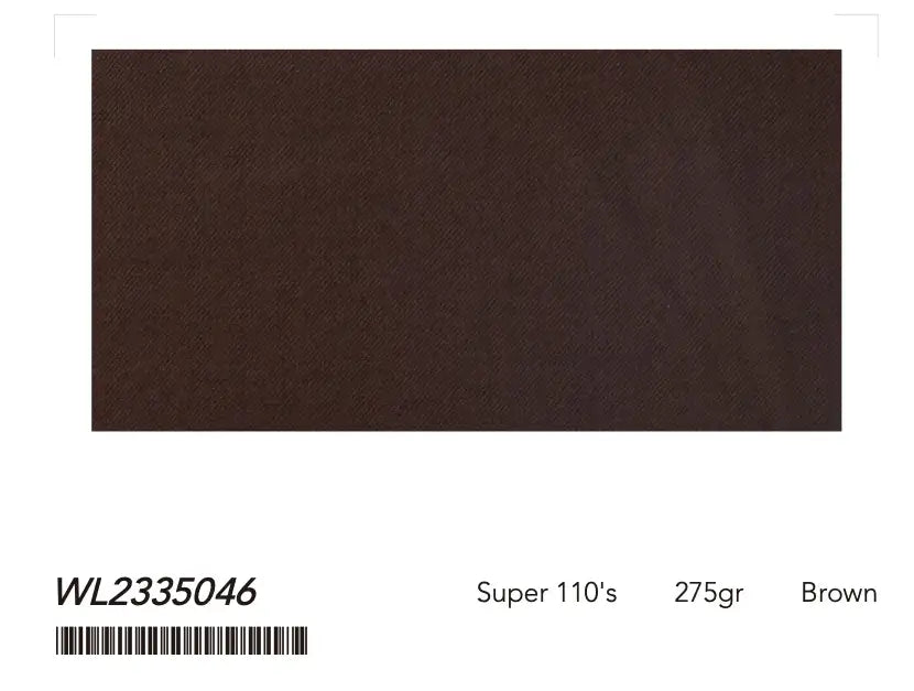 Men’s Brown Double-Breasted Suit – Super 110’s Wool 275g | Premium Tailored Formal Suit