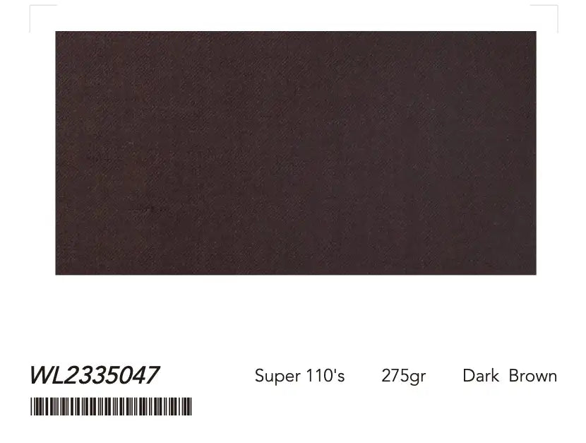 Men’s Dark Brown Double Breasted Suit – Super 110’s Wool 275g | Premium Tailored Business & Formal Suit