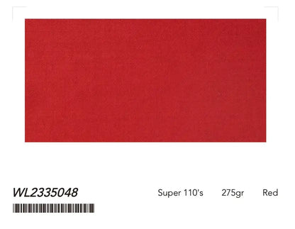 Men’s Red Double-Breasted Suit – Super 110’s Wool 275g | Luxury Statement Formal Suit