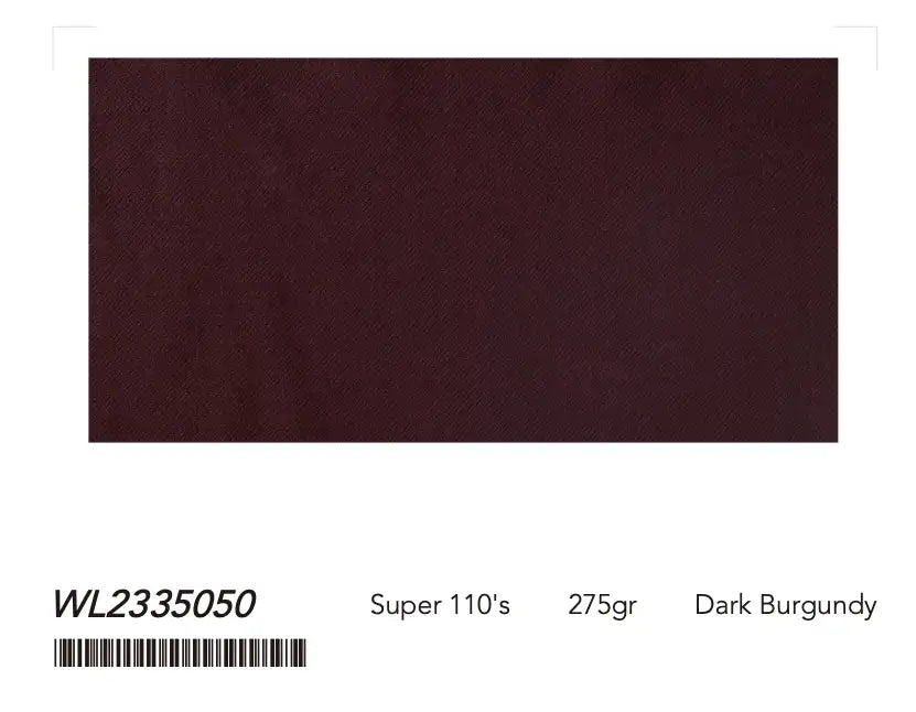 Men’s Dark Burgundy Suit – Super 110’s Wool 275g | Premium Tailored Wedding & Formal Suit