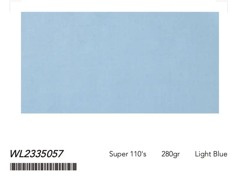 Men’s Light Blue Suit – Super 110’s Wool 280g | Premium Tailored Summer, Wedding & Business Suit