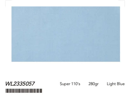 Men’s Light Blue Suit – Super 110’s Wool 280g | Premium Tailored Summer, Wedding & Business Suit
