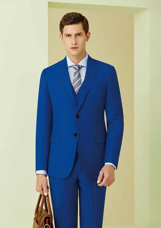 Men’s Royal Blue Suit – Super 110’s Wool 280g | Premium Tailored Wedding, Business & Formal Suit