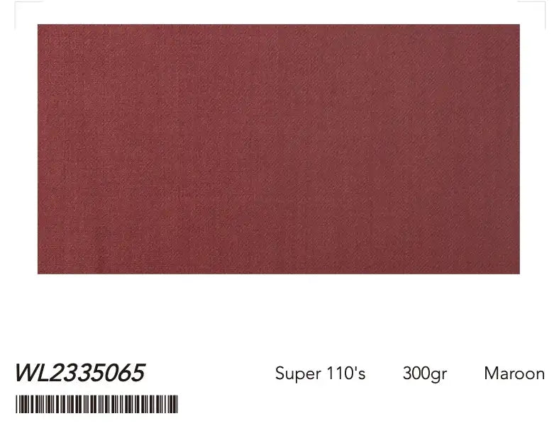 Men’s Maroon Suit – Super 110’s Wool 300g | Luxury Tailored Wedding, Party & Formal Suit