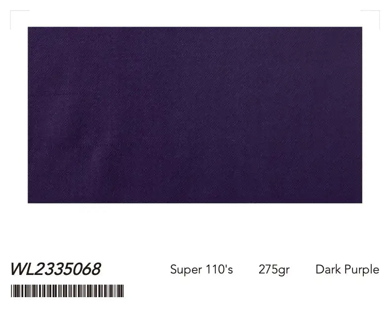 Imperial Deep Purple Super 110’s Double Breasted Wool Suit – 300g Luxury Tailoring