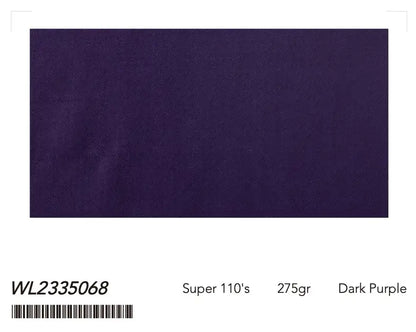 Imperial Deep Purple Super 110’s Double Breasted Wool Suit – 300g Luxury Tailoring