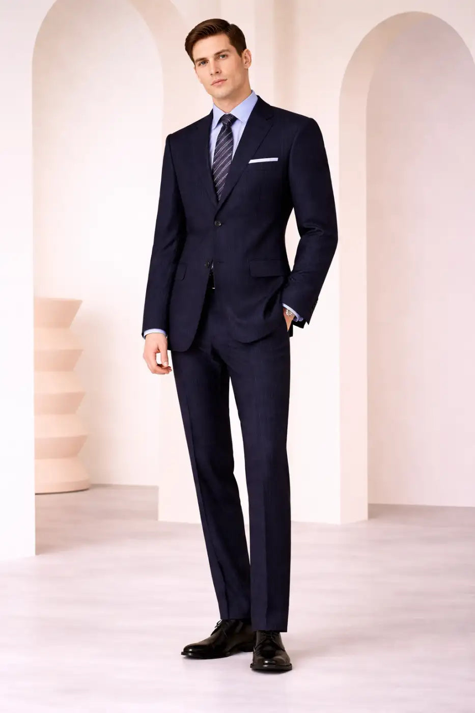 NAAMS Bespoke Men's Wool Suit