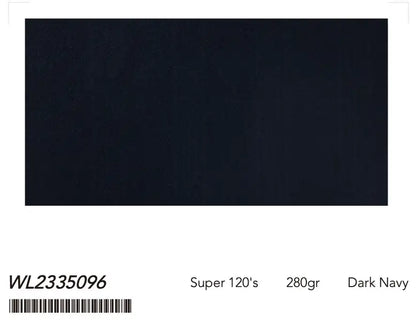 Dark Navy Super 120’s Wool Suit – 280g Signature Tailoring
