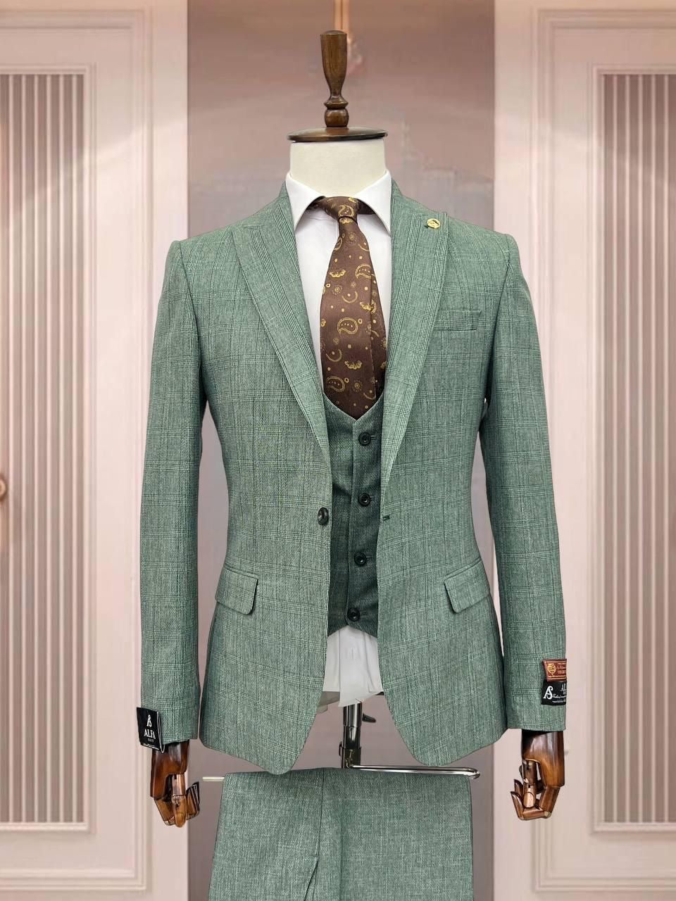 Turkish 3-Piece Suit Wholesale: Authentic 3-Piece Elegance for Discerning Retailers - 6 Suit Pack (Model: AA_Tur_4_10)