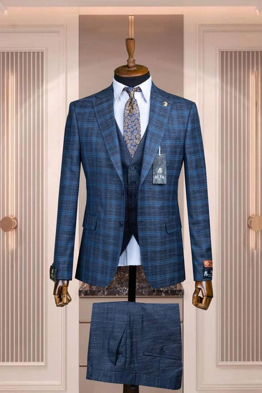 Turkish 3-Piece Suit Wholesale: Authentic 3-Piece Elegance for Discerning Retailers - 6 Suit Pack (Model: AA_Tur_4_110)