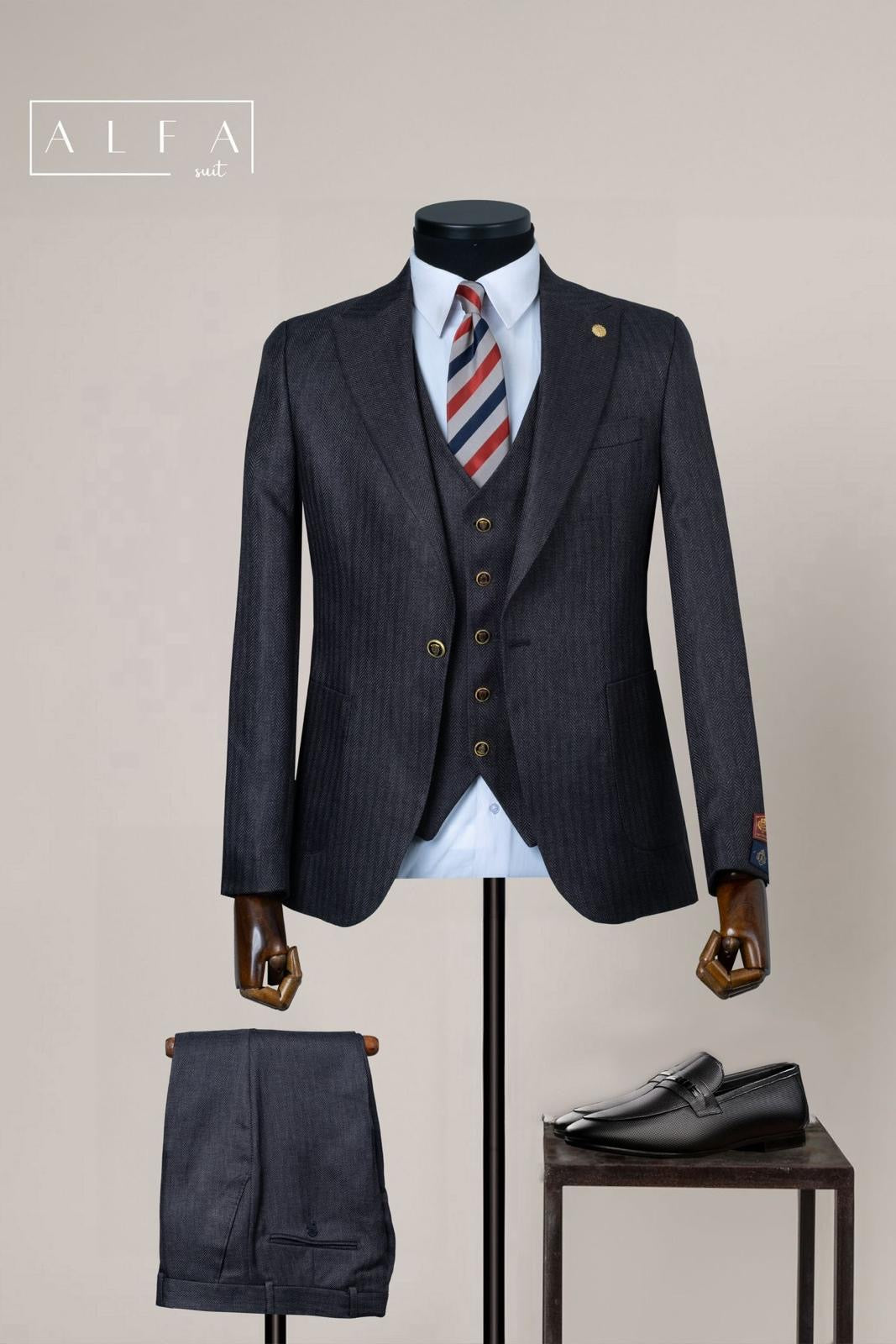 Turkish 3-Piece Suit Wholesale: Authentic 3-Piece Elegance for Discerning Retailers - 6 Suit Pack (Model: AA_Tur_4_134)