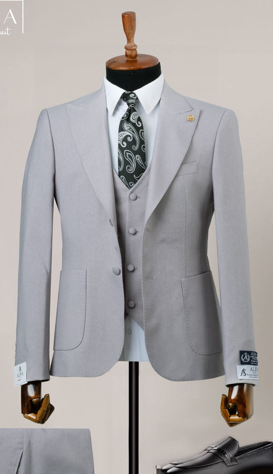 Turkish 3-Piece Suit Wholesale: Authentic 3-Piece Elegance for Discerning Retailers - 6 Suit Pack (Model: AA_Tur_4_143)