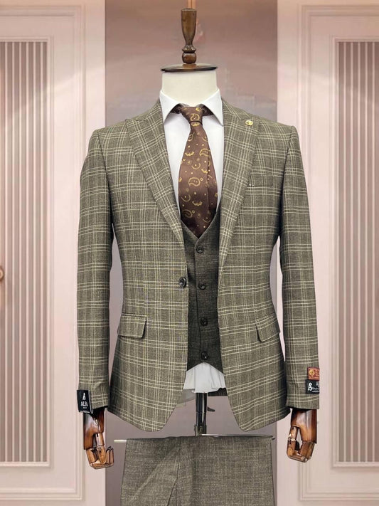 Turkish 3-Piece Suit Wholesale: Authentic 3-Piece Elegance for Discerning Retailers - 6 Suit Pack (Model: AA_Tur_4_14)