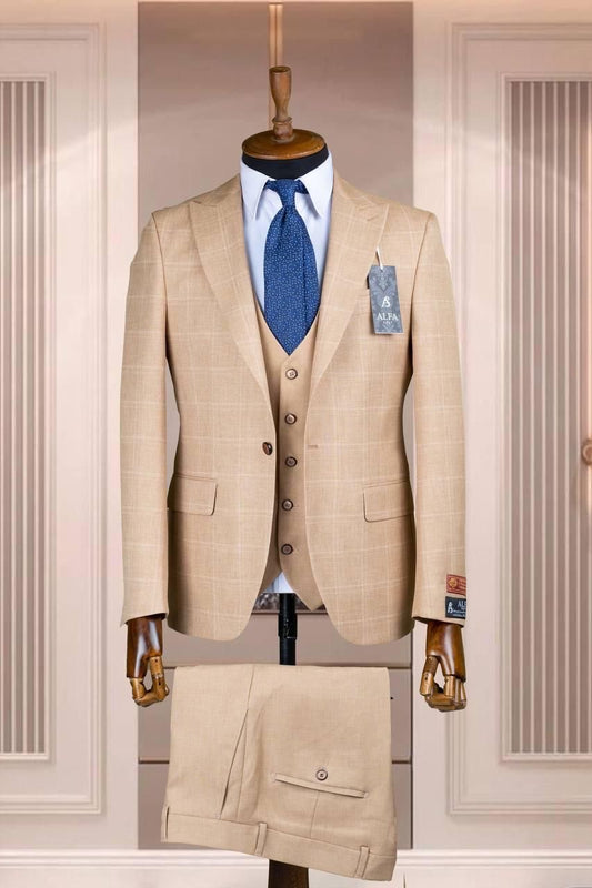Turkish 3-Piece Suit Wholesale: Authentic 3-Piece Elegance for Discerning Retailers - 6 Suit Pack (Model: AA_Tur_4_16)
