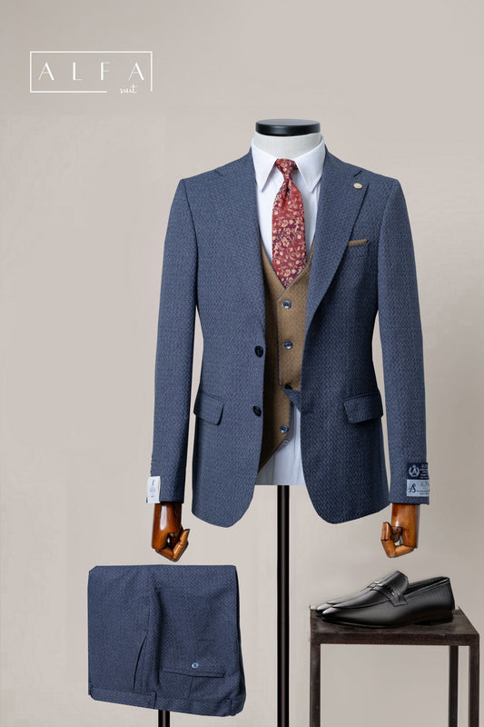 Turkish 3-Piece Suit Wholesale: Authentic 3-Piece Elegance for Discerning Retailers - 6 Suit Pack (Model: AA_Tur_4_174)