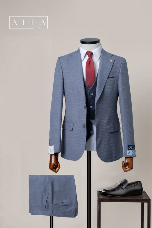 Turkish 3-Piece Suit Wholesale: Authentic 3-Piece Elegance for Discerning Retailers - 6 Suit Pack (Model: AA_Tur_4_182)