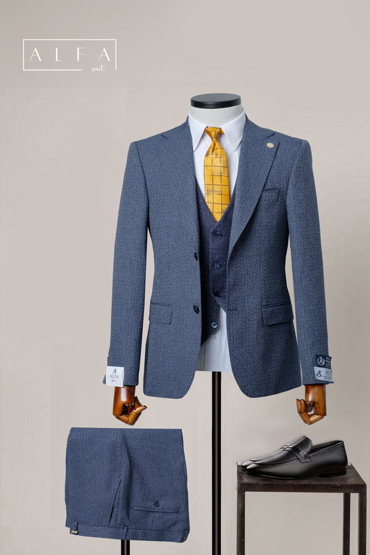 Turkish 3-Piece Suit Wholesale: Authentic 3-Piece Elegance for Discerning Retailers - 6 Suit Pack (Model: AA_Tur_4_185)