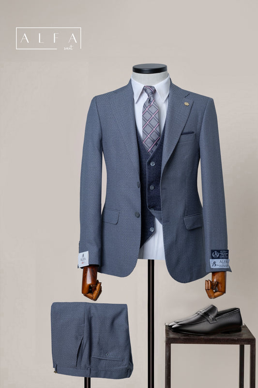 Turkish 3-Piece Suit Wholesale: Authentic 3-Piece Elegance for Discerning Retailers - 6 Suit Pack (Model: AA_Tur_4_186)