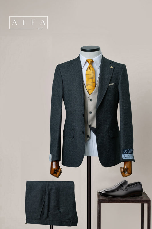 Turkish 3-Piece Suit Wholesale: Authentic 3-Piece Elegance for Discerning Retailers - 6 Suit Pack (Model: AA_Tur_4_190)