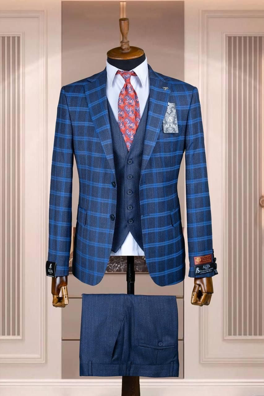 Turkish 3-Piece Suit Wholesale: Authentic 3-Piece Elegance for Discerning Retailers - 6 Suit Pack (Model: AA_Tur_4_20)