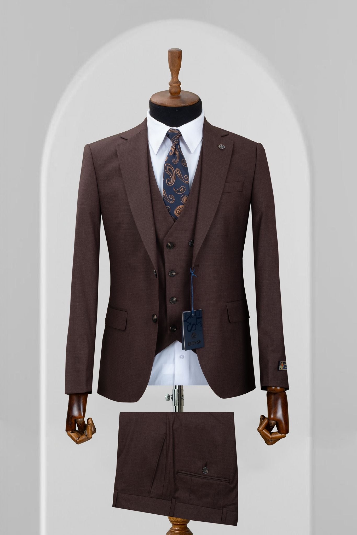 Turkish 3-Piece Suit Wholesale: Authentic 3-Piece Elegance for Discerning Retailers - 6 Suit Pack (Model: AA_Tur_4_222)